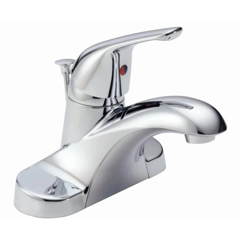 Delta Foundations Single Handle Centerset Bathroom Faucet w/o Drain B501LF